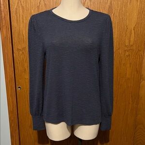 Women's Denim Blue Knit Top / Size M